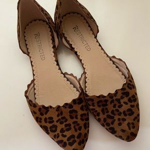 Leopard printed flats from Restricted size 7, only worn once
